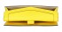 Клатч-кошелёк Cross. Кожа наппа, гладкая, желтый, 20 х 11 х 1,5 см