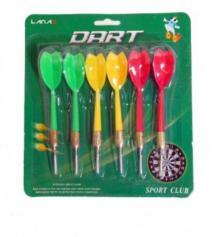 Дротики   (6шт)   для дартса, 7206