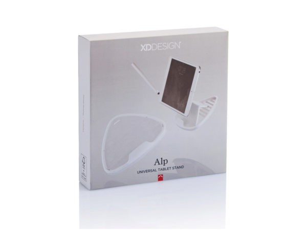 Подставка для планшета с алюминиевым стилусом XD Design Alp, синий