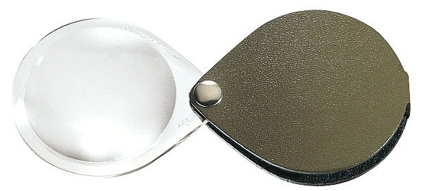 Лупа складная двояковыпуклая Eschenbach Classic 3,5x, 50 мм, темно-зеленый чехол Лупа складная двояковыпуклая Eschenbach Classic 3,5x, 50 мм, темно-зеленый чехол