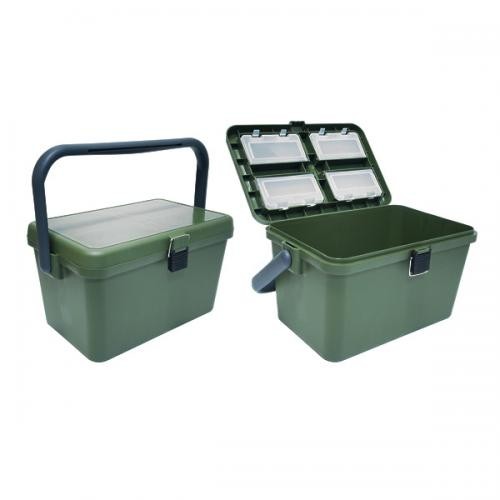 Ящик зимний пластиковый, рыболовный, малый с ручкой HS-318, t до -40, до 120кг. Ящик зимний пластиковый, рыболовный, малый с ручкой HS-318, t до -40, до 120кг.