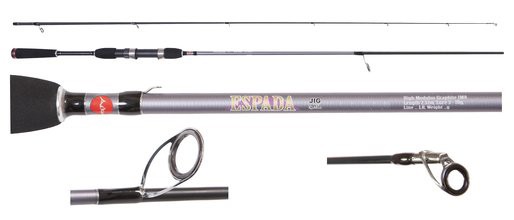 Спиннинг Aiko Espada 246 M - 246cm. тест 7-36 грамм. 10-22lb, alconite, вес 152g Спиннинг Aiko Espada 246 M - 246cm. тест 7-36 грамм. 10-22lb, alconite, вес 152g