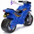 ОР501в3 Каталка-мотоцикл беговел Racer RZ 1 с музыкой, цвет синий