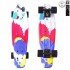 401G-Sp Скейтборд Y-Scoo Fishskateboard Print 22&quot; винил 56,6х15 с сумкой Splatter