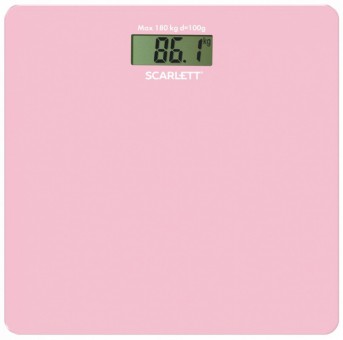 Весы напольные электронные Scarlett SC-BS33E041 макс. 180кг розовый Весы напольные электронные Scarlett SC-BS33E041 макс. 180кг розовый