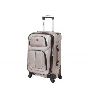 Чемодан Wenger Sion, светло- серый, полиэстер 750x750D добби, 37x22x60 см, 35 л Чемодан Wenger Sion, светло- серый, полиэстер 750x750D добби, 37x22x60 см, 35 л