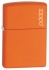 Зажигалка Zippo Classic с покрытием Orange Matte, латунь/сталь, оранжевая, матовая, 36x12x56 мм