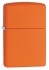Зажигалка Zippo Classic с покрытием Orange Matte, латунь/сталь, оранжевая, матовая, 36x12x56 мм