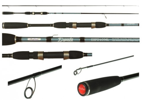 Спиннинг Aiko Espada 267 M - 267cm. тест 6-32 грамм. 10-22lb, alconite, вес 171g Спиннинг Aiko Espada 267 M - 267cm. тест 6-32 грамм. 10-22lb, alconite, вес 171g