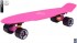 401-P Скейтборд Y-Scoo Fishskateboard 22&quot; винил 56,6х15 с сумкой Pink/black