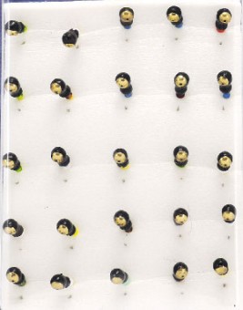 Мормышка вольфрамовая Муравей - d7мм, м/к, з/к (25 шт./уп.)