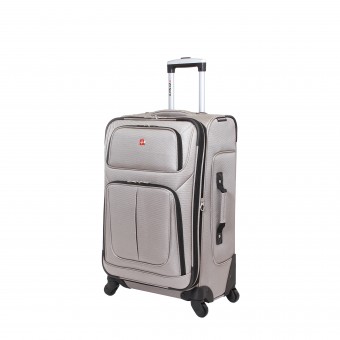 Чемодан Wenger Sion, светло- серый, полиэстер 750x750D добби, 41x26x70 см, 56 л Чемодан Wenger Sion, светло- серый, полиэстер 750x750D добби, 41x26x70 см, 56 л