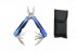 Мультитул Stinger, сталь/алюминий, (синий/черный), 9 инструментов, нейлоновый чехол, короб. картон