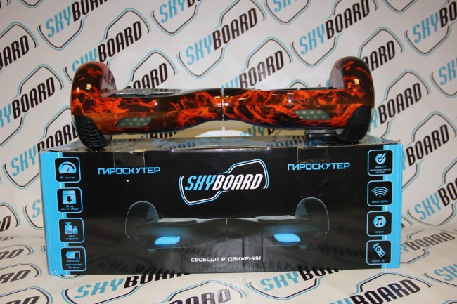 Гироскутер Sky Board Galaxy, огонь