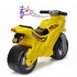 ОР501в3 Каталка-мотоцикл беговел Racer RZ 1 с музыкой, цвет желтый