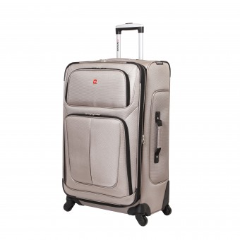 Чемодан Wenger Sion, светло-серый, полиэстер 750x750D добби, 46x29x80 см, 90 л Чемодан Wenger Sion, светло-серый, полиэстер 750x750D добби, 46x29x80 см, 90 л