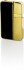 Зажигалка "Caseti" газовая пьезо, сплав цинка, покрытие позолота + черный лак, 3,8х0,8х6,3 см