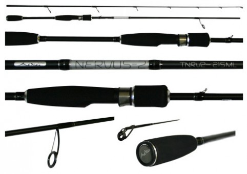 Спиннинг Aiko Nervus 2, 215 ML - 215cm. тест 2-14 грамм. 2-8lb, fast, EVA, SiC, Im9,вес 107g, allround Спиннинг Aiko Nervus 2, 215 ML - 215cm. тест 2-14 грамм. 2-8lb, fast, EVA, SiC, Im9,вес 107g, allround
