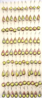 Мормышка Lumicom метал. паяная N31, краун, с фосф. каплей (крючок №6) (90 шт./уп.)