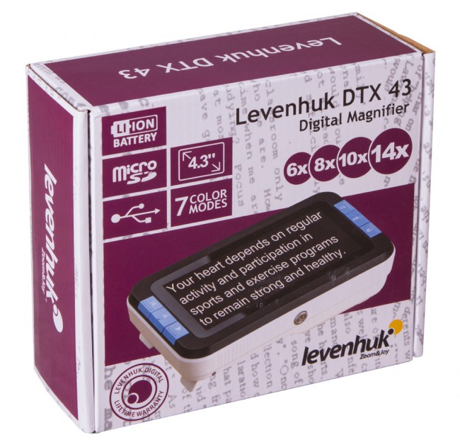 Лупа цифровая Levenhuk DTX 43 Лупа цифровая Levenhuk DTX 43