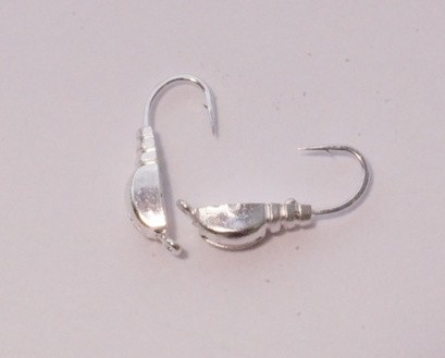 Мормышка вольфрамовая, Kutbert Уралка d 10,5мм., 0,52 гр., цв серебро (5 шт./уп.)