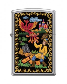 Зажигалка Zippo Жар-Птица, с покрытием High Polish Chrome, латунь/сталь, серебристая, 36x12x56 мм Зажигалка Zippo Жар-Птица, с покрытием High Polish Chrome, латунь/сталь, серебристая, 36x12x56 мм
