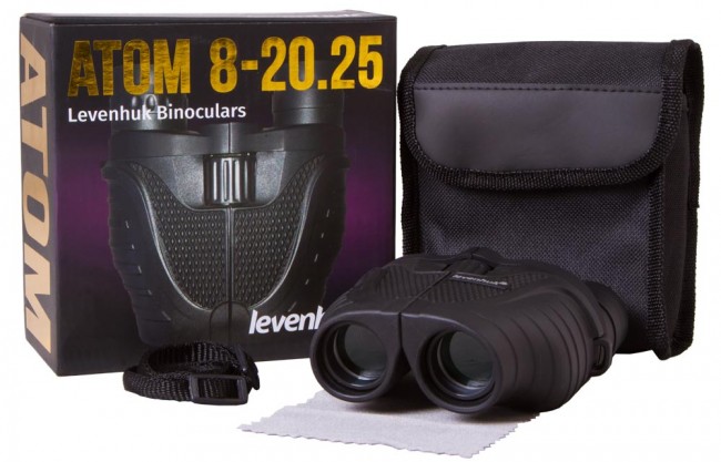 Бинокль Levenhuk Atom 8–20x25 Бинокль Levenhuk Atom 8–20x25