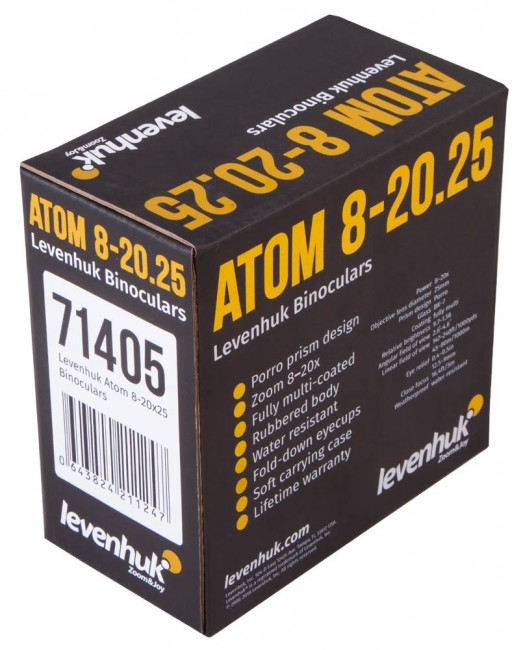 Бинокль Levenhuk Atom 8–20x25 Бинокль Levenhuk Atom 8–20x25