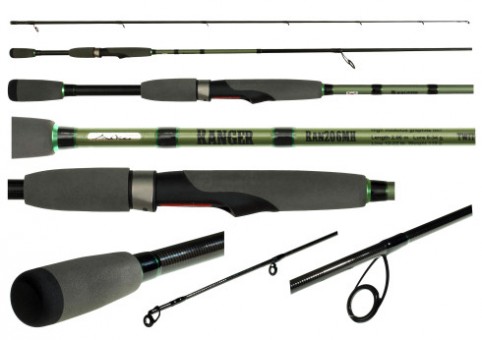 Спиннинг Aiko Ranger 200 ML - 200cm. тест 4-22 грамм. 8-18lb, alconite, вес 104g Спиннинг Aiko Ranger 200 ML - 200cm. тест 4-22 грамм. 8-18lb, alconite, вес 104g