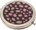 Зеркало Dewal Beauty серия "Дикая природа" карманное круглое, пурпурный гепард, d7см