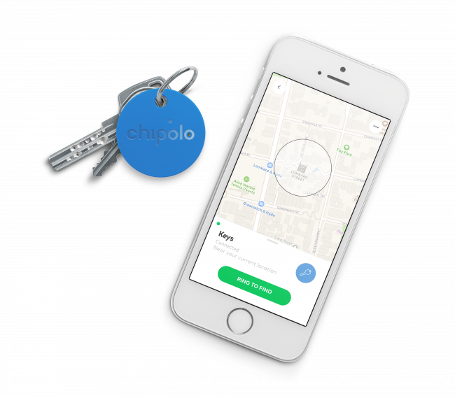 Поисковый трекер Chipolo Classic 2-го поколения (CH-M45S-BE-O-G), синий