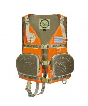 Жилет Aquatic страховочный, нейлон, регул. рост/размер, ЖC-03, р. 54-56 Жилет Aquatic страховочный, нейлон, регул. рост/размер, ЖC-03, р. 54-56