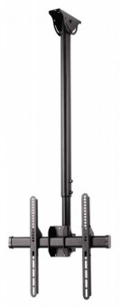 Кронштейн для телевизора Hama H-118655 черный 32"-65" макс. 50кг потолочный наклон Кронштейн для телевизора Hama H-118655 черный 32"-65" макс. 50кг потолочный наклон