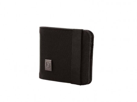 Бумажник Victorinox Bi-Fold Wallet, чёрный, нейлон 800D, 11x1x10 см Бумажник Victorinox Bi-Fold Wallet, чёрный, нейлон 800D, 11x1x10 см