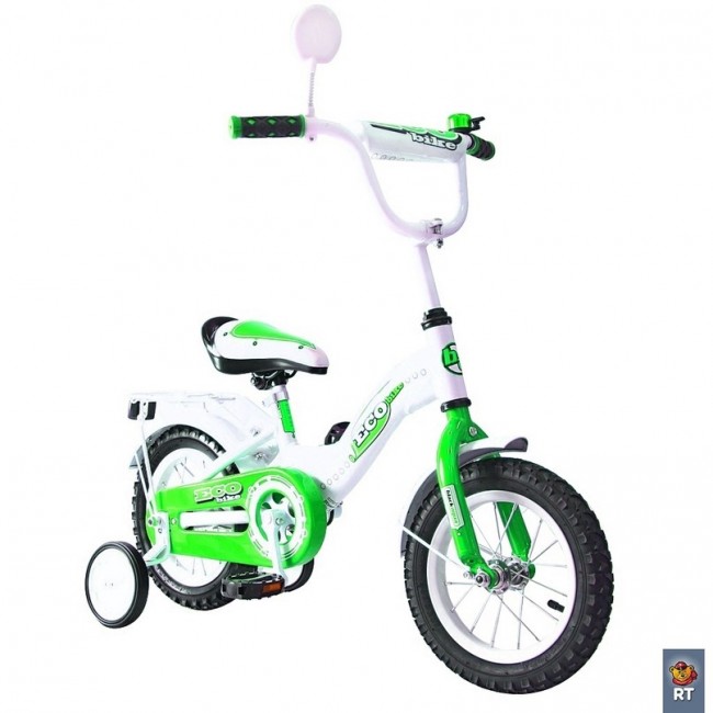 KG1221 2-х колесный велосипед Aluminium BA Ecobike 12&quot;, 1s   (зеленый)