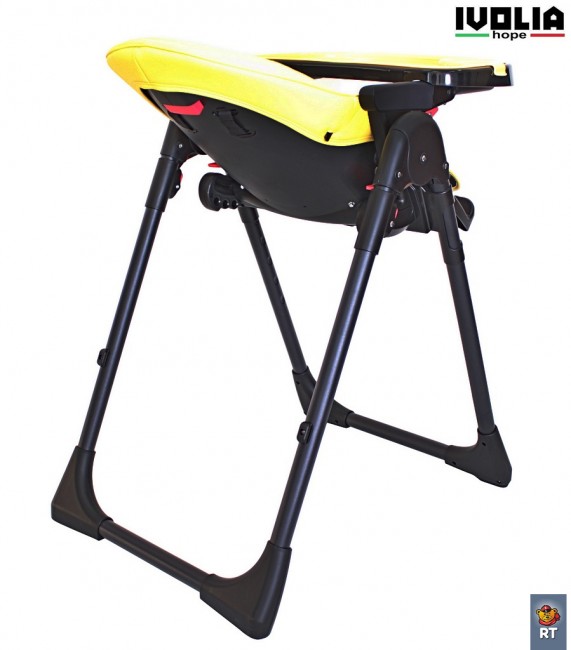 Стульчик для кормления Ivolia Hope 01 2 колеса yellow
