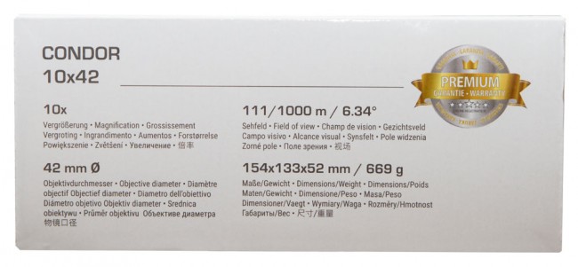 Бинокль Bresser Condor UR 10x42