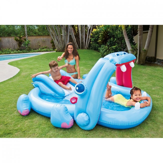 Игровой центр-бассейн Бегемот 221х188х86см, от 3-х лет Игровой центр-бассейн Бегемот 221х188х86см, от 3-х лет