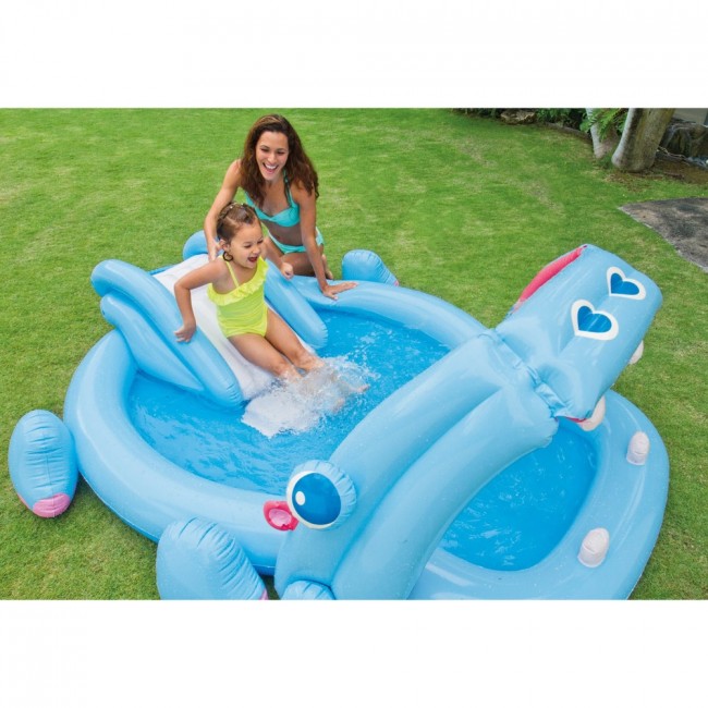 Игровой центр-бассейн Бегемот 221х188х86см, от 3-х лет Игровой центр-бассейн Бегемот 221х188х86см, от 3-х лет