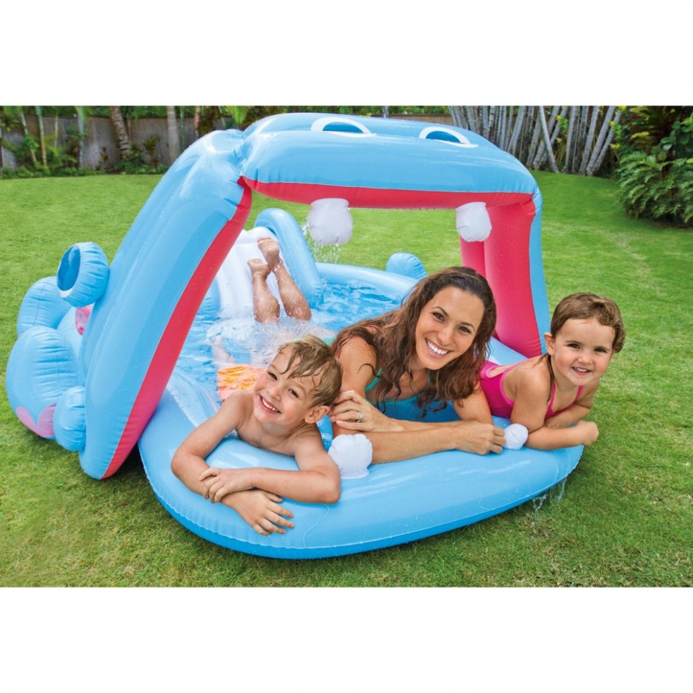Бассейн грибок с надувным дном