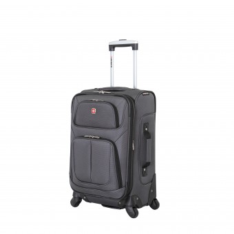 Чемодан Wenger Sion - серый - полиэстер 750x750D добби - 37x22x60 см - 35 л Чемодан Wenger Sion - серый - полиэстер 750x750D добби - 37x22x60 см - 35 л
