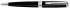 Шариковая ручка Waterman Exception Slim Black ST. Детали дизайна: посеребрение.