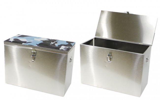 Ящик зимний Рост рыбацкий Ш40*Ш29*Г19, 22л, нерж. сталь 0,5мм   (Рыбинск)   арт. 6-01-0103