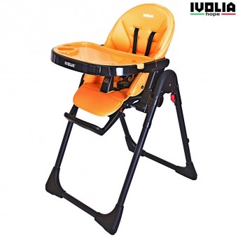 Стульчик для кормления Ivolia Hope 01 2 колеса orange Стульчик для кормления Ivolia Hope 01 2 колеса orange