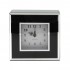 Часы Jardin D'Ete "Инь-Ян", cталь, стекло, 17,5 х 17,5 х 6,5 см, чёрный