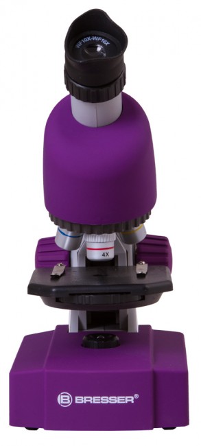 Микроскоп Bresser Junior 40x-640x, фиолетовый Микроскоп Bresser Junior 40x-640x, фиолетовый