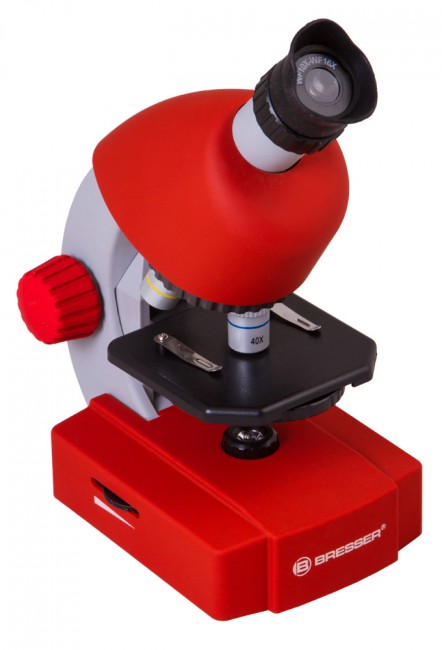 Микроскоп Bresser Junior 40x-640x, красный Микроскоп Bresser Junior 40x-640x, красный