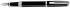 Перьевая ручка Waterman Exception Black ST. Перо - золото 18К, детали дизайна: посеребрение.