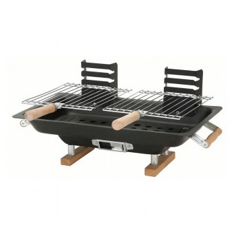 Мангал Barbecue, разборный, 25*43*7 см, на ножках, с 2-мя решетками для гриля (16120-39) Мангал Barbecue, разборный, 25*43*7 см, на ножках, с 2-мя решетками для гриля (16120-39)