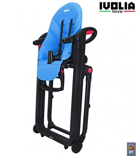 Стульчик для кормления Ivolia Love 02 4 колеса blue